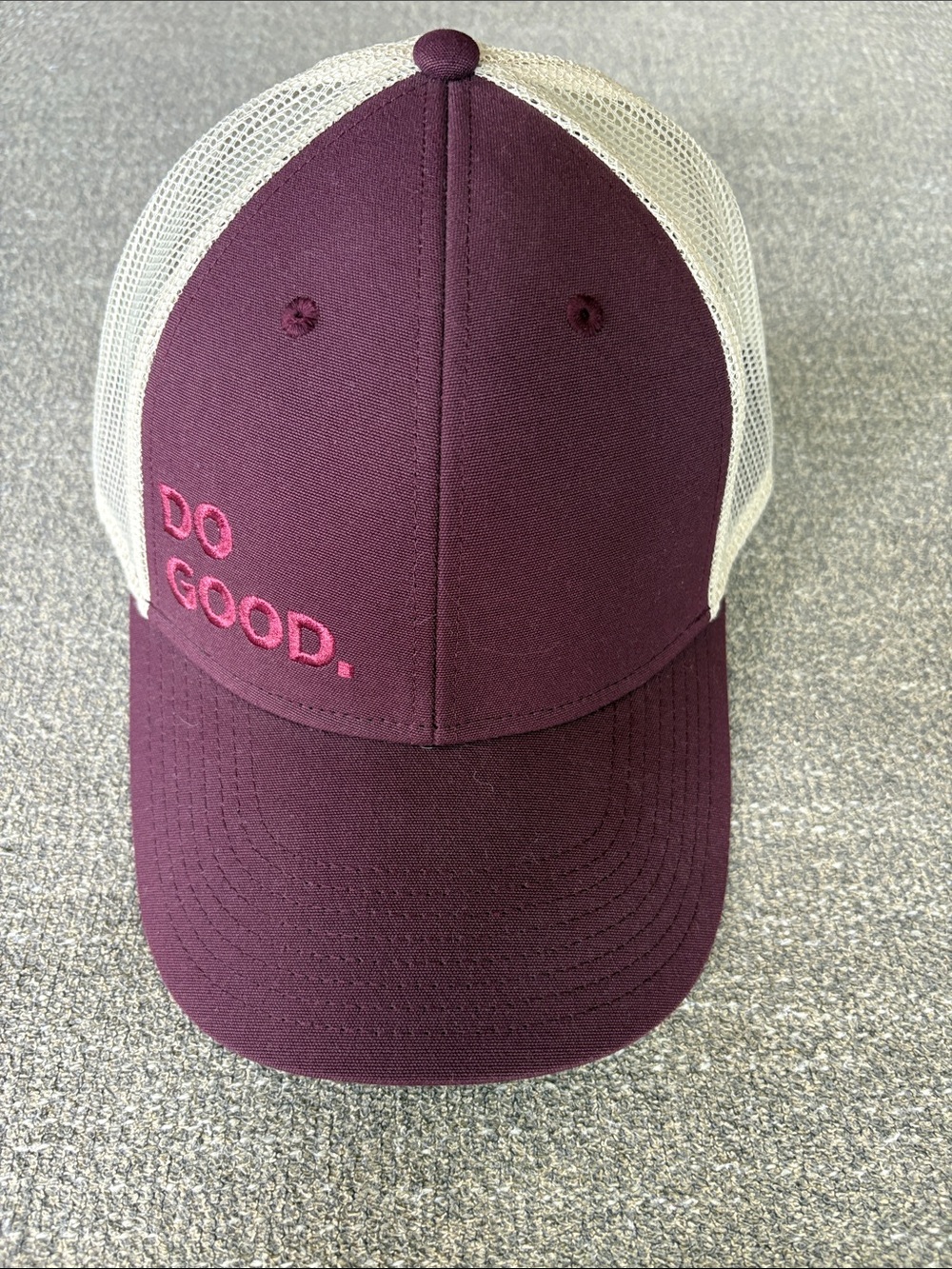 COTOPAXI 'DO GOOD.' Trucker SnapBack Baseball Hat EUC Unisex